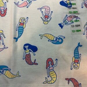 Dip Kids' Mermaid Pattern Shirt - Blue, Pink, Yellow